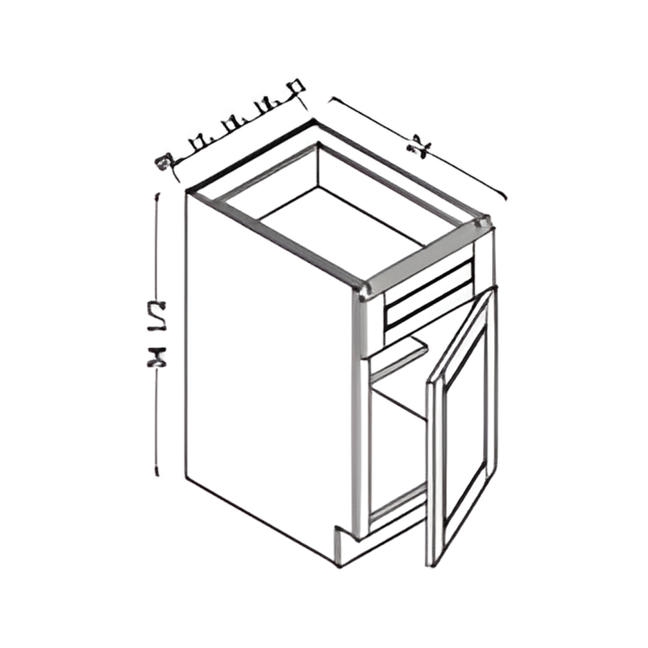 base cabinet – 1 door, 1 drawer