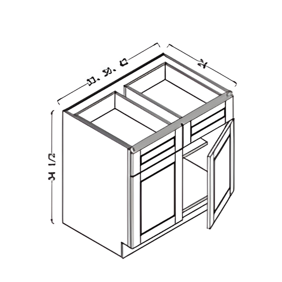 base cabinet – 3 doors, 1 drawer