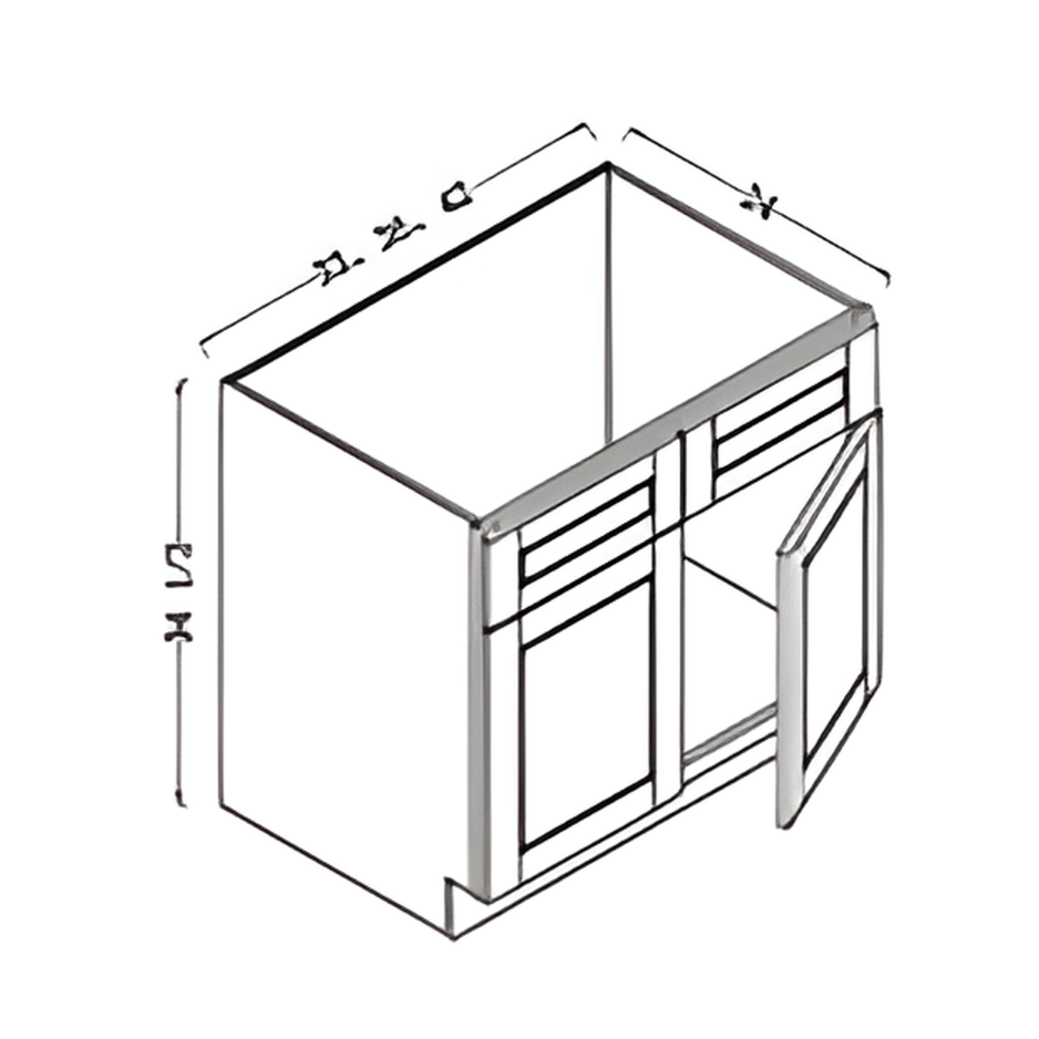 sink base cabinet 33"