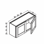 36"h wall cabinet 2 doors 42"w (copy)