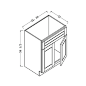 18"h glass wall corner cabinet (copy)