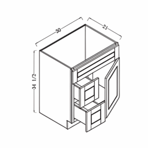 combination vanity sink cabinet 1 door (copy)