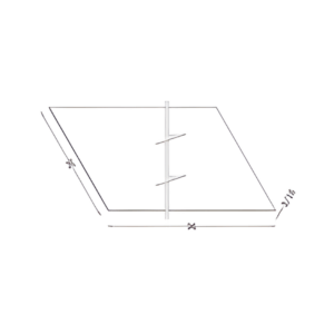 refrigerator panel 4 side finish 35"d (copy)