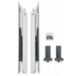 21" FULL EXTENSION SOFT CLOSING UNDERMOUNT GLIDES (1 PAIR) WITH 2 MOUNTING BRACKETS AND SCREWS