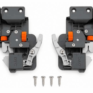 PLASTIC REAR MOUNT FOR UNDERMOUNT GLIDES (1 PAIR) WITH  SCREWS