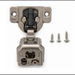6-WAY ADJUSTABLE SOFT-CLOSING METAL HINGE (1) WITH SCREWS