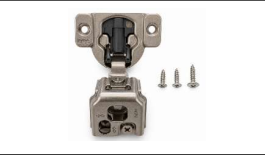 6-WAY ADJUSTABLE SOFT-CLOSING METAL HINGE (1) WITH SCREWS